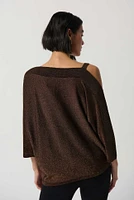 Single Cold Shoulder Knit Top
