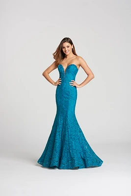 Mermaid Stretch Lace Gown