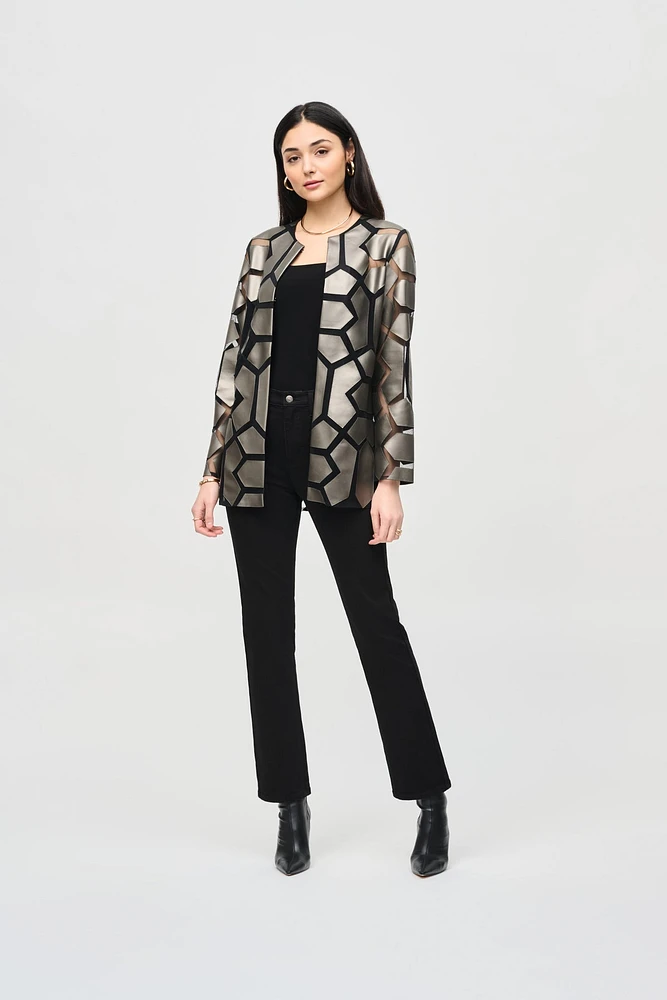 Geometric Laser-Cut Jacket