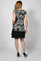 Tiered Ruffle Hemline Dress
