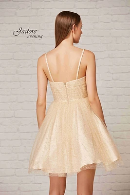 Glitter Tulle Short Dress