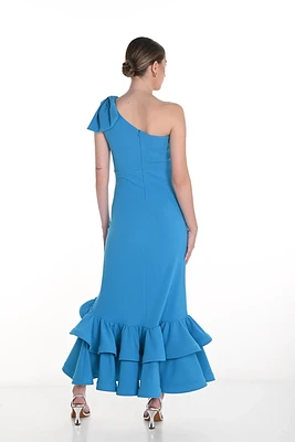 One-Shoulder Bow Dress