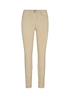 HIGHRISE SAND SLIM PANTS