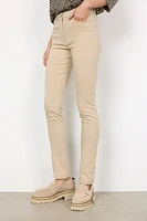 HIGHRISE SAND SLIM PANTS