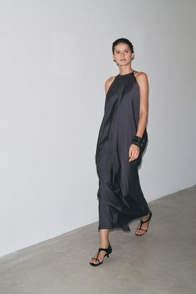 SATIN EFFECT DRESS ZW COLLECTION