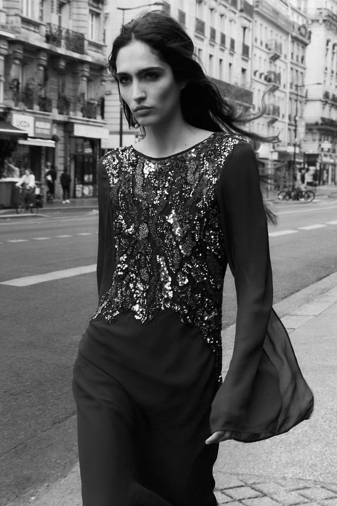 EMBROIDERED DRESS ZW COLLECTION