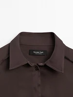 Chemisier fluide satin