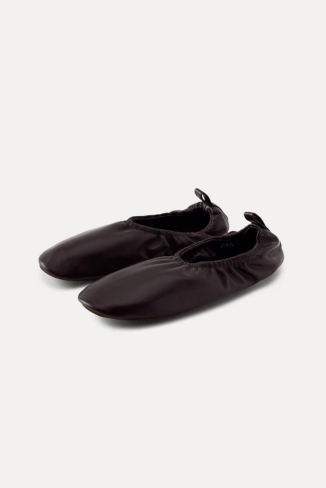 100% LEATHER LIMITED EDITION BALLERINAS