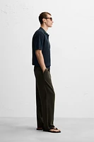 POLO MAILLE STRUCTURE VERTICALE