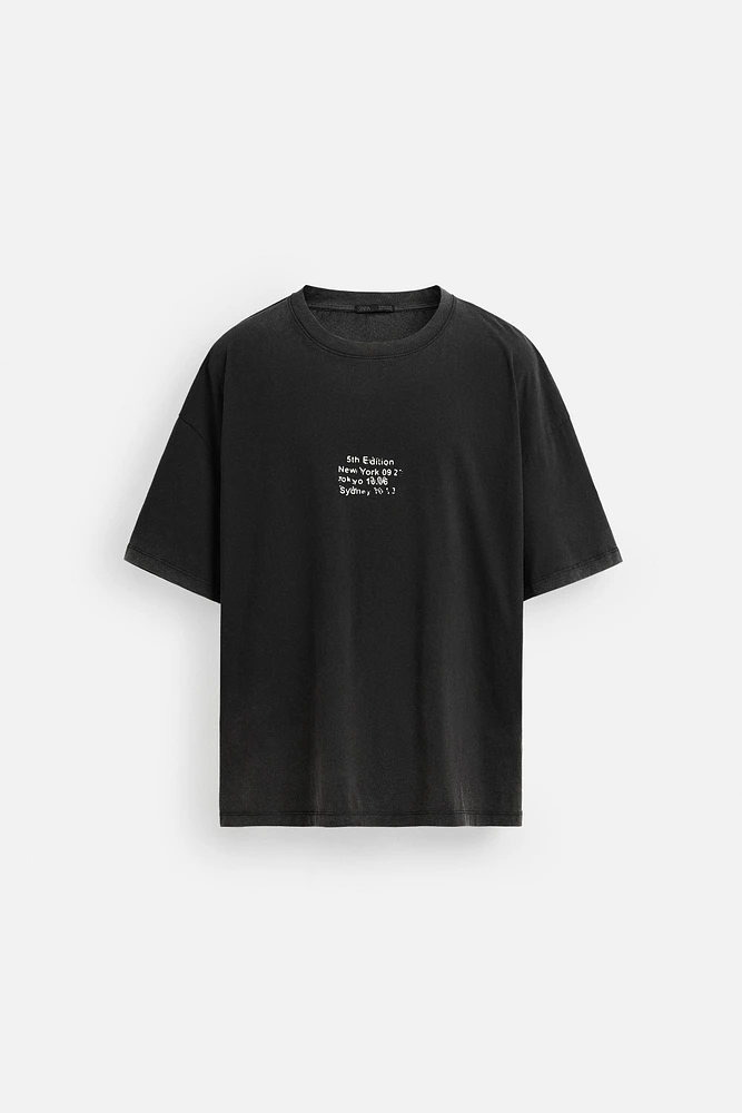 WASHED PATCH T-SHIRT