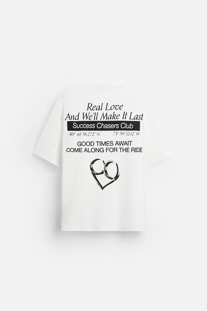 TEXT PRINT T-SHIRT