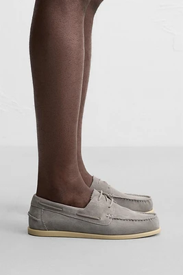 CHAUSSURES BATEAU EN CUIR