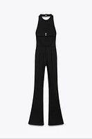 COMBINAISON LONGUE HALTER FLARE STRETCH