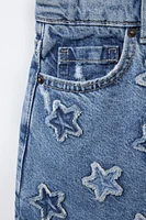 STAR DENIM SKORT