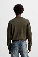 WOOL - COTTON SWEATER