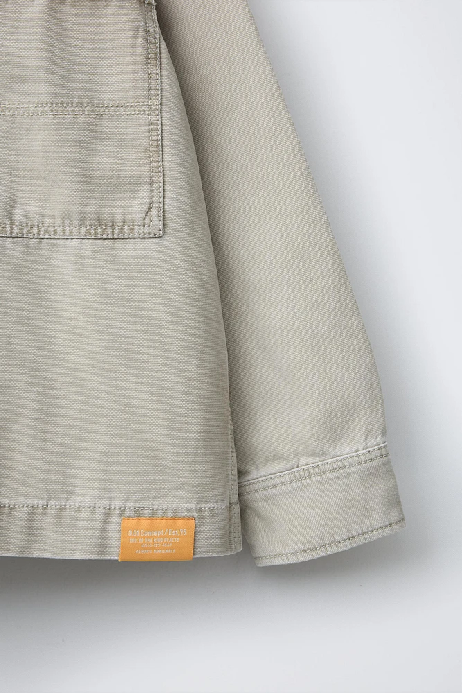 CANVAS OVERSHIRT
