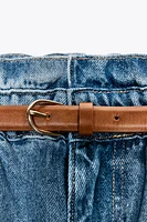 BERMUDA Z1975 EN JEAN PAPERBAG CEINTURE