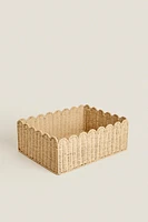 CHILDREN'S MEDIUM SCALLOPED BASKET