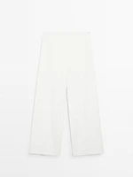 High-waist palazzo trousers - STUDIO