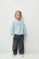 TEXTURED STRAIGHT COMBINATION PANTS