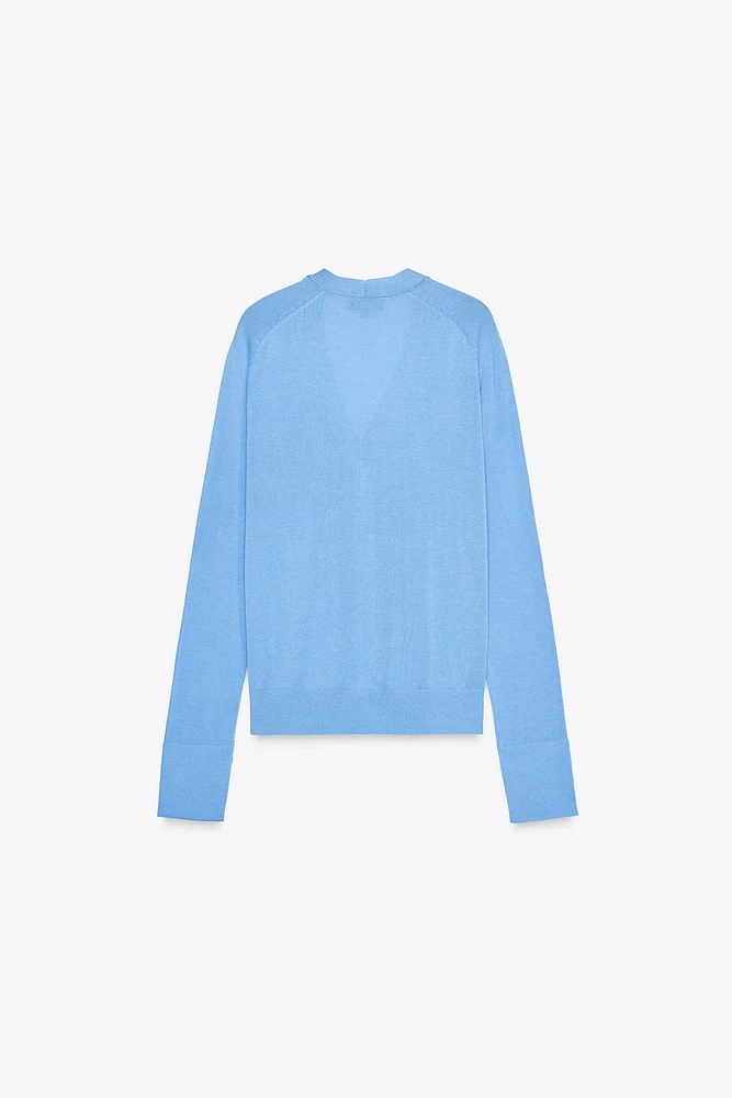 FINE KNIT CARDIGAN