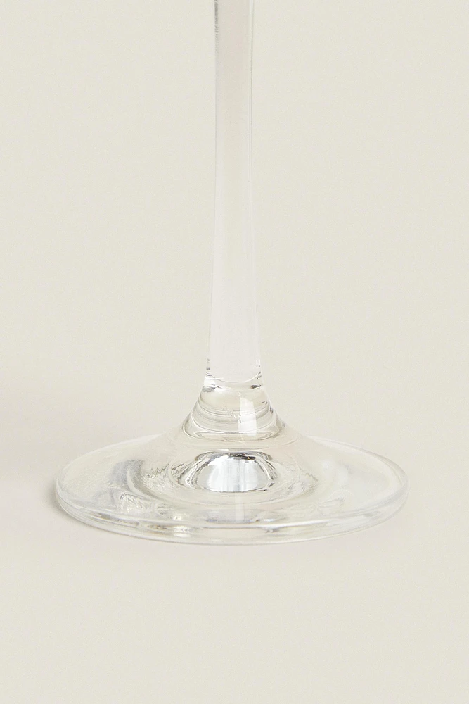 VERRE FLÛTE LISSE BOHEMIA CRYSTAL