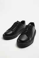 CHUNKY LEATHER SNEAKERS