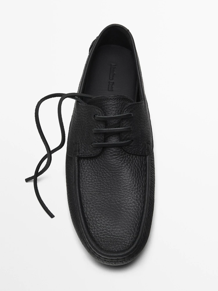 Mocassins en cuir nappa