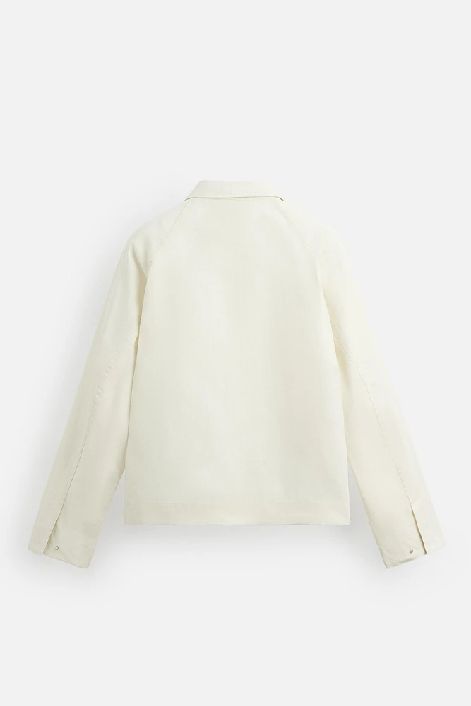 BLOUSON COTON - LIN ÉDITION LIMITÉE