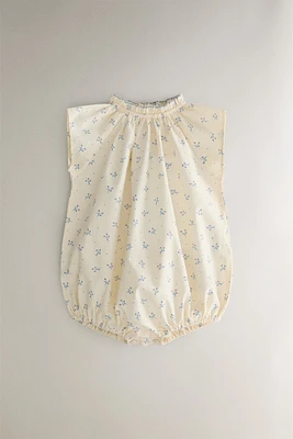 CHILDREN'S FLORAL ROMPER