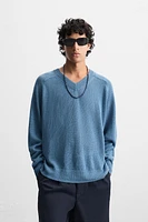 100% LINEN SWEATER