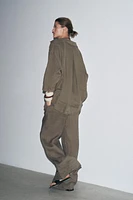 PANTALON LARGE 100 % LIN COLLECTION ZW