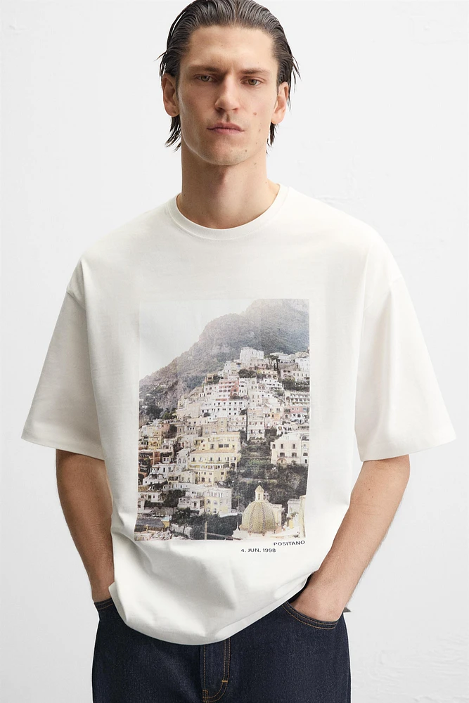 T-SHIRT À IMPRIMÉ PHOTOGRAPHIQUE