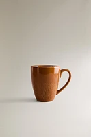 CARAMEL STONEWARE MUG