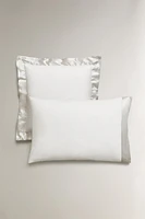PILLOWCASE WITH SILK BORDER