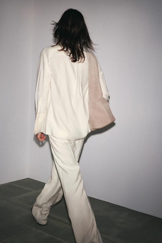 ZW COLLECTION FLOWY POCKET SHIRT