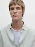 100% linen regular fit shirt
