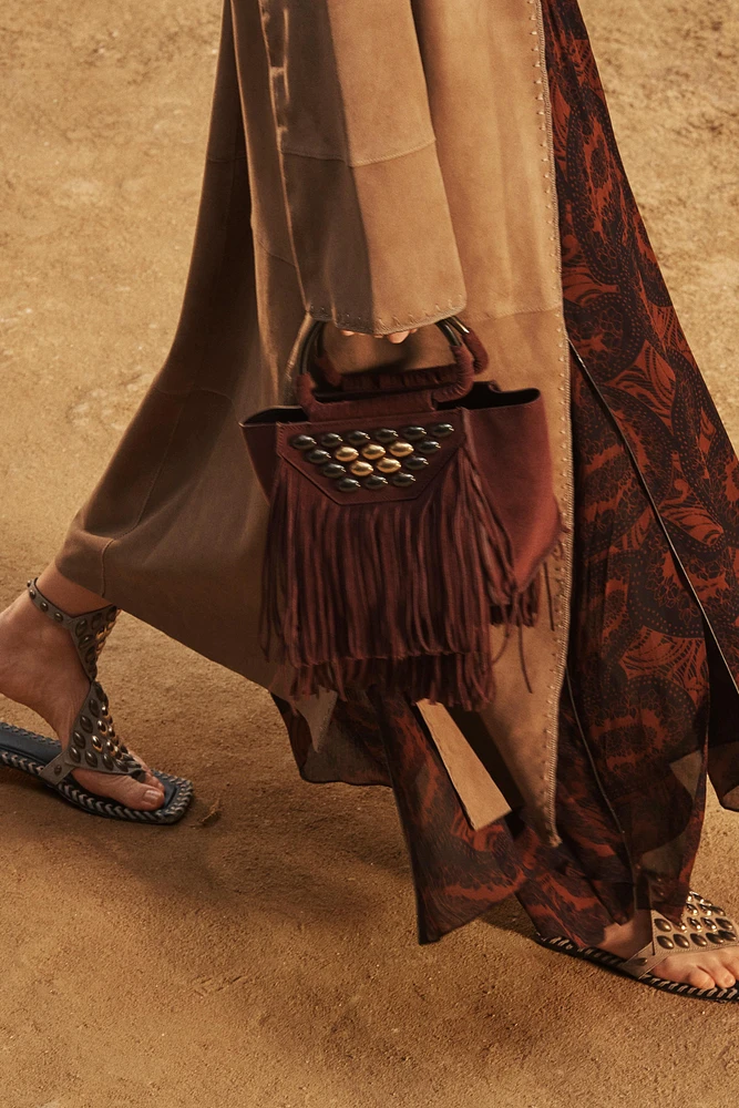 LIMITED EDITION SUEDE FRINGE MINI CITY BAG
