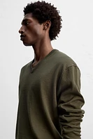 WOOL - COTTON SWEATER