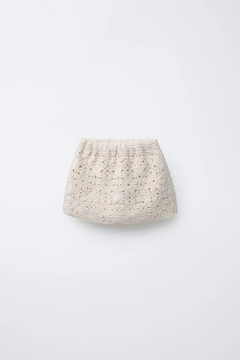 CROCHET KNIT SKIRT