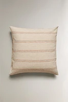 DYED THREAD STRIPED PILLOWCASE