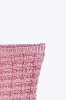 HIGH-WAISTED STRETCH MINI SKIRT