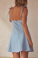 BOW DETAIL SHORT DRESS