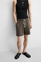 WASHED RELAXED FIT SHORTS
