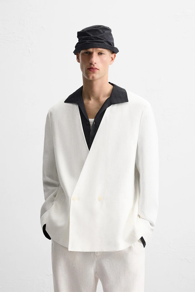 BLAZER COSTUME 100 % LIN