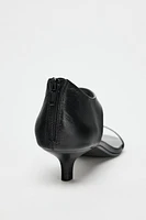 LEATHER KITTEN HEELED SANDALS 50TH ANNIVERSARY