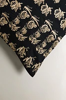 EMBROIDERED THROW PILLOW COVER