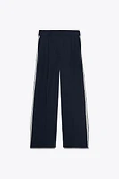 SIDE STRIPE WIDE LEG PANTS