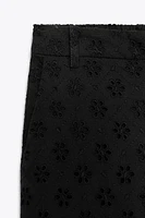 OPENWORK EMBROIDERY CULOTTES