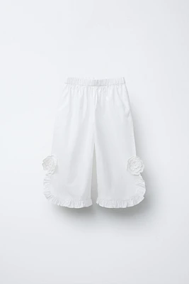 STRAIGHT LEG FLORAL PANTS